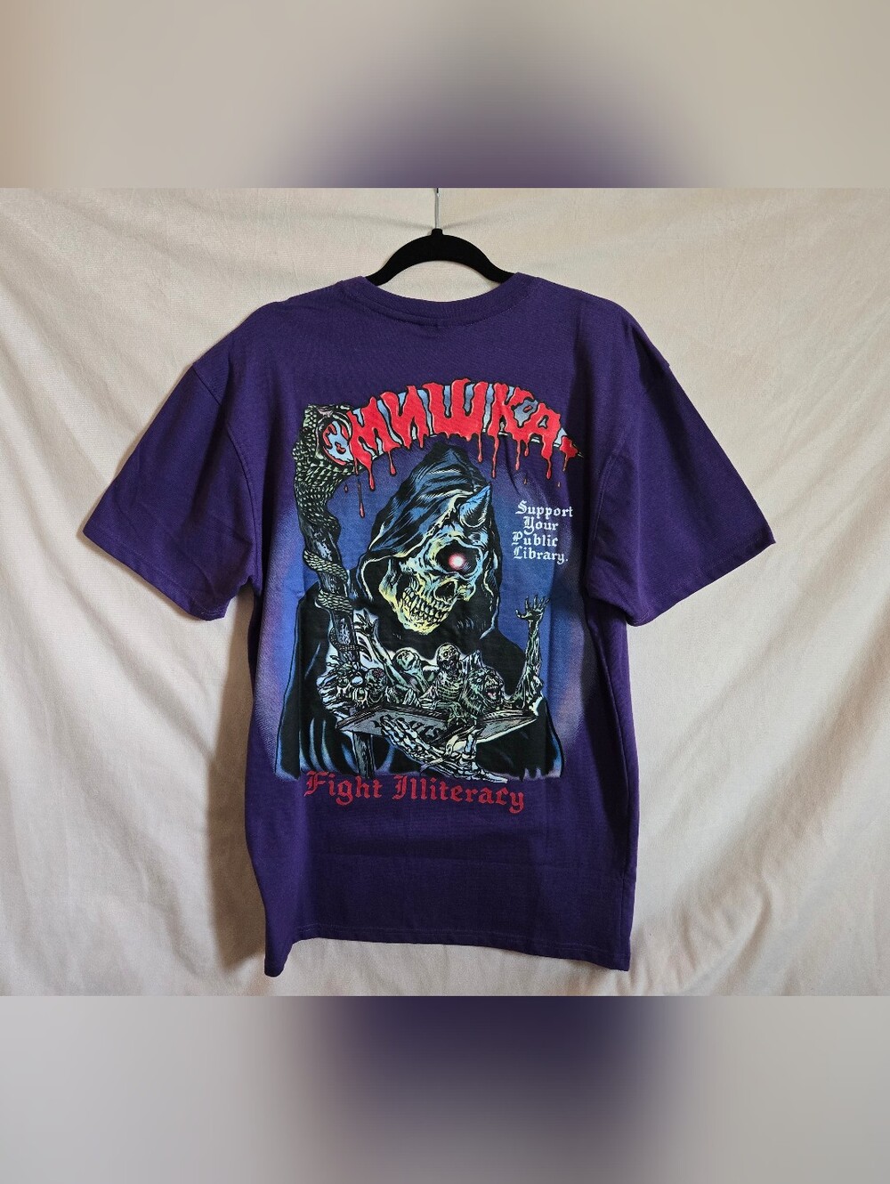 MISHKA MNWKA SHIRT * DEATH ADDERS ENGINEERED TO DESTROY * SZ.L